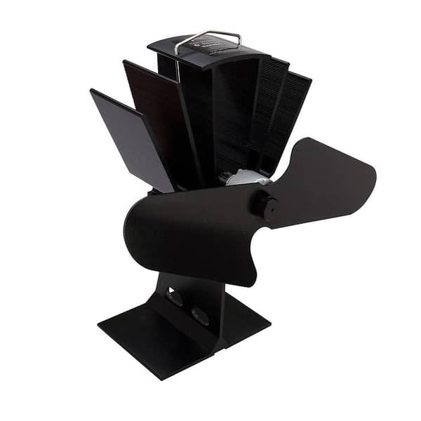 Heat Powered Stove Fan with Thermometer MIS900, Self power generation through heat