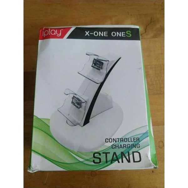 Iplay Xbox One / One X / One S Controller Charging stand, dual controller charging stand, white, with charging cable