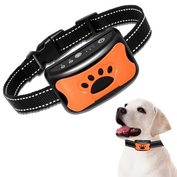 Dog Bark Collar for all size Dogs, No Shock, Anti Barking Pet Dog Training Collar with Beep Vibration, Automatic Dog Bark Control Device, water resistant
