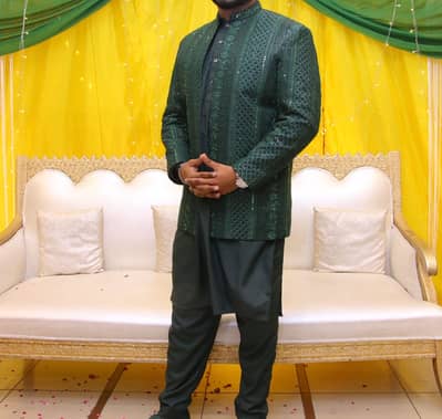 Green  prince coat