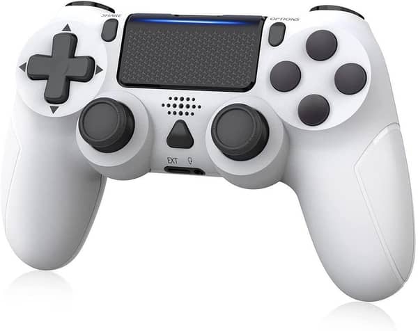 Top Quality Play Station 4, PS4 Dual shock Wireless Rechargeable Controller – Sunset Orange / Black & White