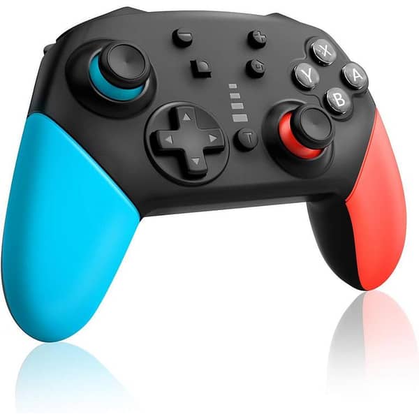 Newest Version] Wireless Pro Controllers for Nintendo Switch, Professional Controller Remote Gamepad Joystick for Switch Controller with Turbo Function, Double Vibration, and 6 Axis-Gyro, It can also be wired to a PC (Support Windows XP/ 7/8/10/11)