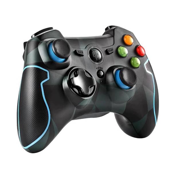 EasySMX DualShock Wireless Gaming Controller – 2.4G Gamepad with Vibration & Fire Button