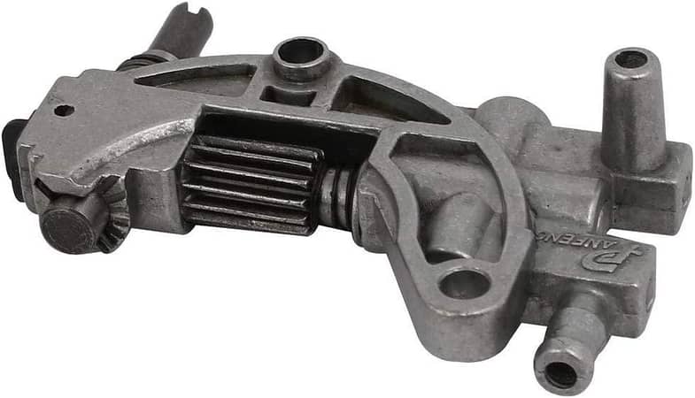 Aexit 43 68mm x 44mm x 18mm Metal Chainsaw Oil Pump Spare Parts (Silver Tone)