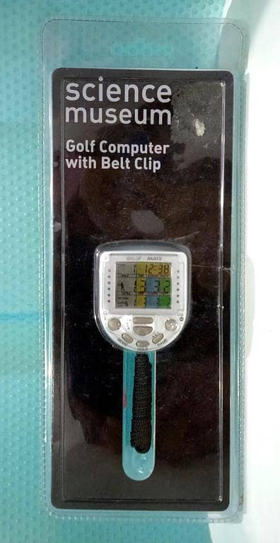 Golf Computer SM1552 – Portable Golf Score Trac-ker with Belt Clip, Science Museum Edition, Digital Score Counter