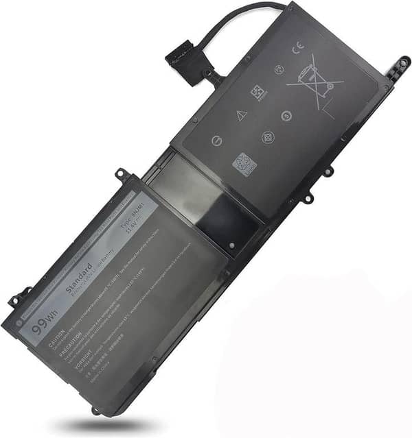 9NJM1 Battery for Dell Alienware 15 R3/R4, 17 R4/R5 – Compatible with ALW17C Series, 0546FF, HF250, MG2YH (11.4V 3-Cell)
