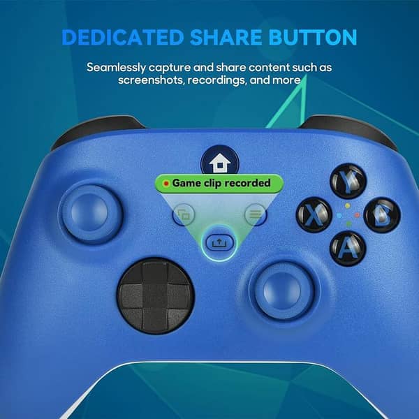 Wireless 2.4GHz Controller Gamepad for Xbox Series X/S, Xbox One S/X & PC, White