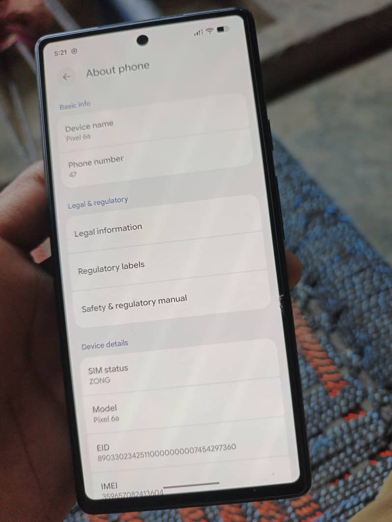 Google Pixel 6a 4