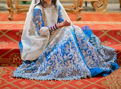 Walima Bridal Maxi | 3pc Walima Maxi | Long Open Walima Maxi Dress