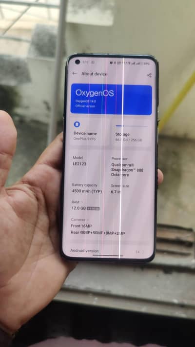 One Plus 9 Pro 256gb