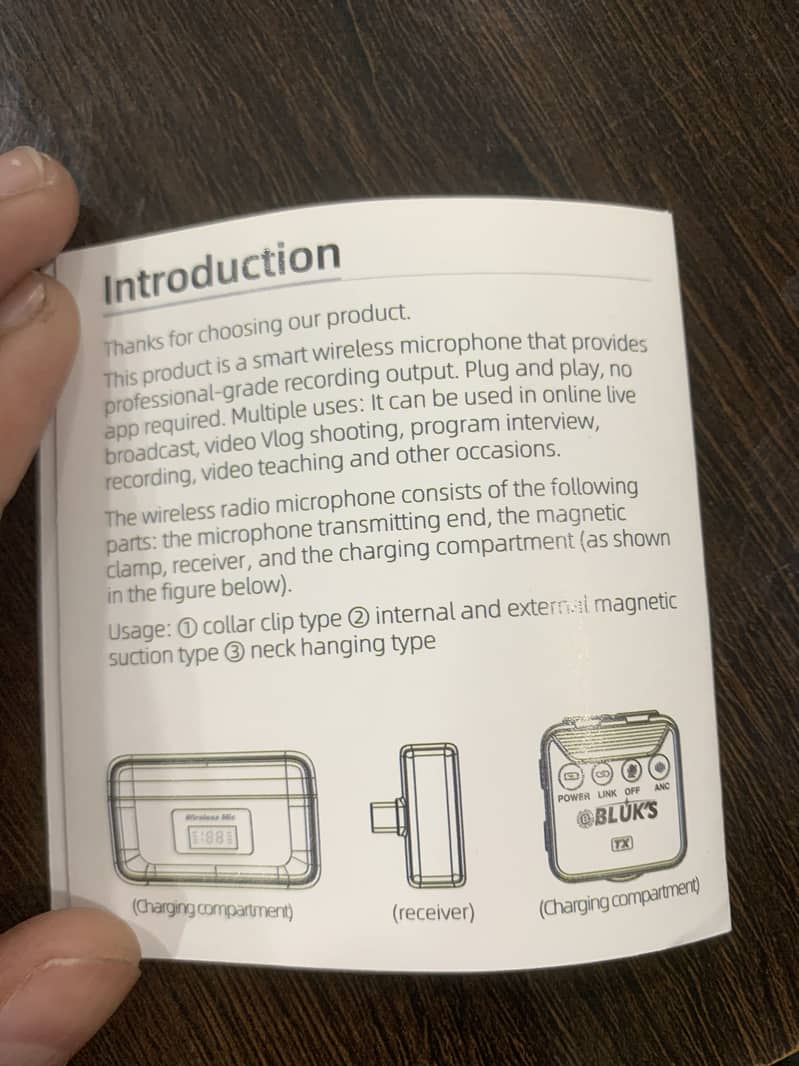 BLUK’S Wireless  Mic 10