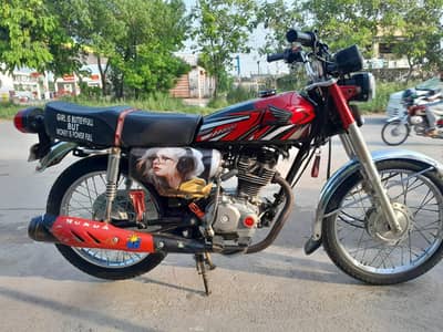 Honda 125 All Punjab nbr 2020 model total original with duble saman