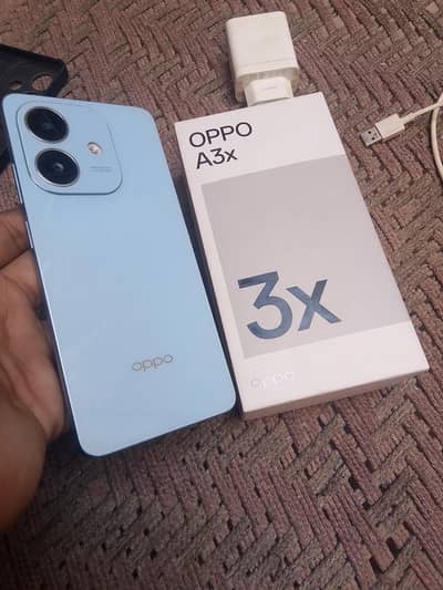 OPPO A3x 4GB 64GB Blue - Finger Factory Repair