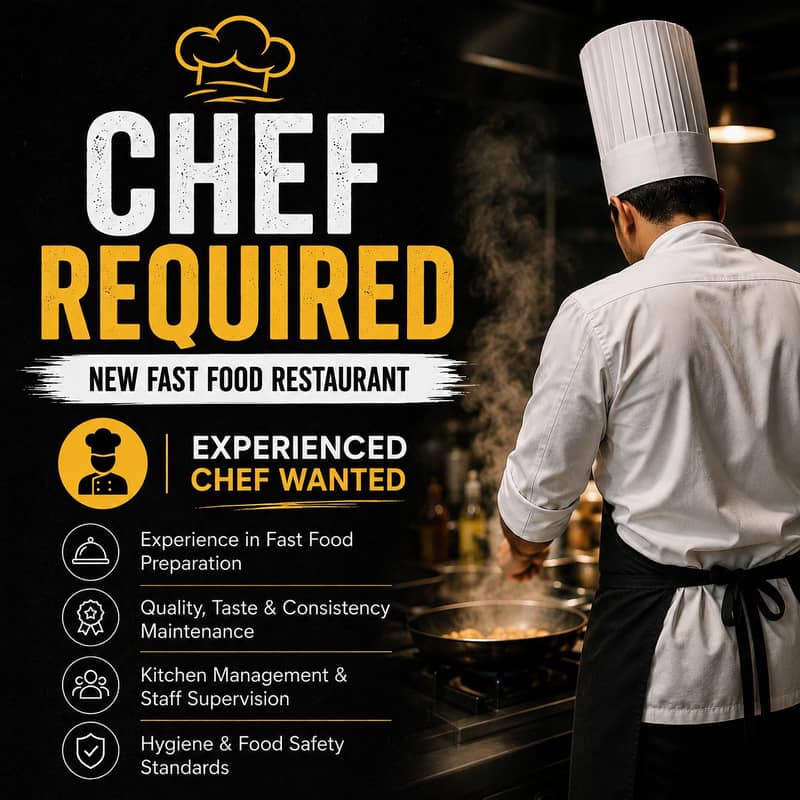 Chef required 0