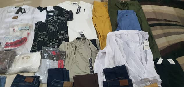 HUGE CLOTHING CLEARANCE – BRAND NEW WITH TAGS!   BRAND NEW IMPORTED