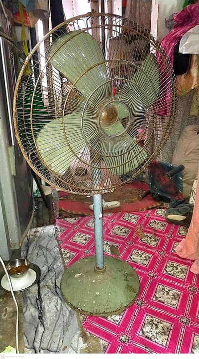  Heavy Duty Copper Motor Pedestal Stand Fan — Rs. 8,000
