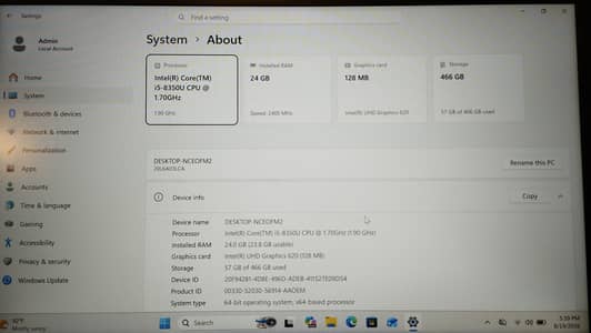 T480 	i5 - 8350U 1.70 Ghz 24-GB 512-GB