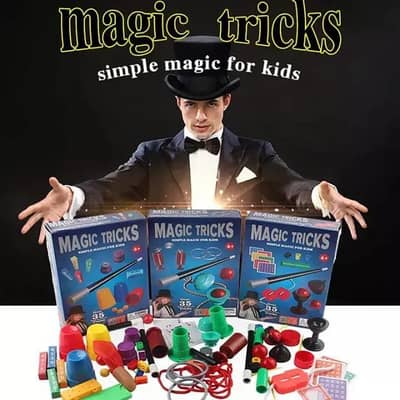 Magic Tricks Set for Kids – 35+ Amazing Magic Tricks & Illusions