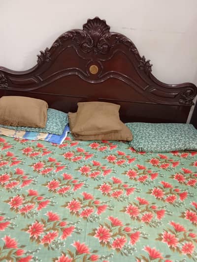 sheesham bed and dressing table