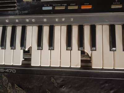 Vintage Yamaha PSS-470 Synthesizer Keyboard for Sale