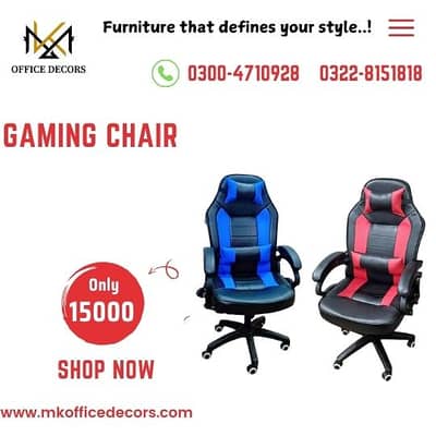 Gaming Chairs | Chairs for sale | Chairs in Lahore | Office Chairs