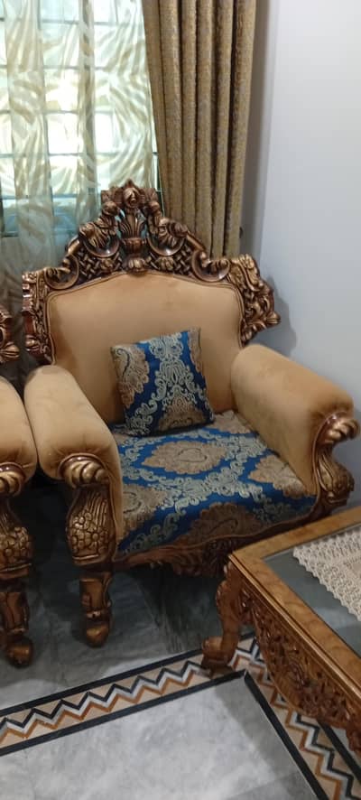sofa set with table set