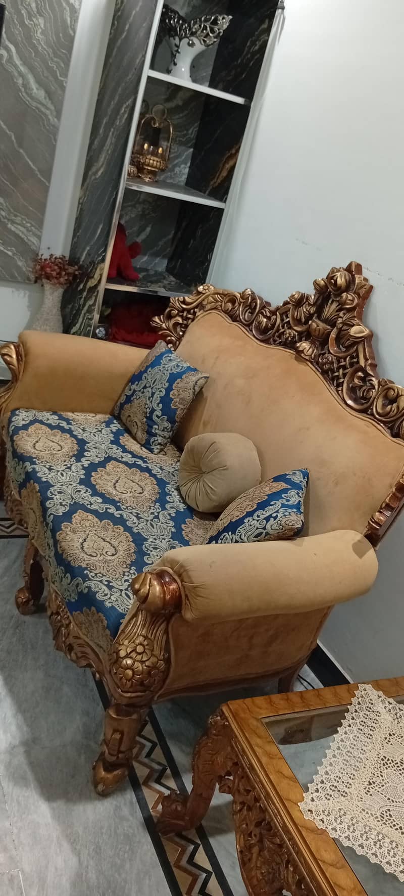 sofa set with table set 7