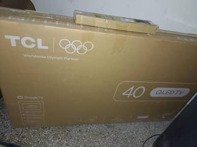 brand new packed genuine and original smart tv tcl 40 inch