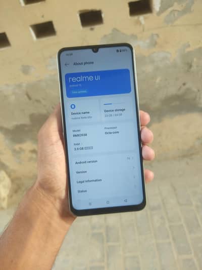 Realme Note 60x_ 3/64gb_ only mobile^ no fault all ok, Original