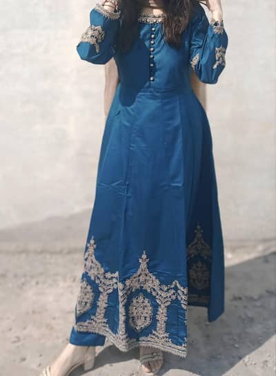 PARTY WEAR EMBROIDERED DRESS