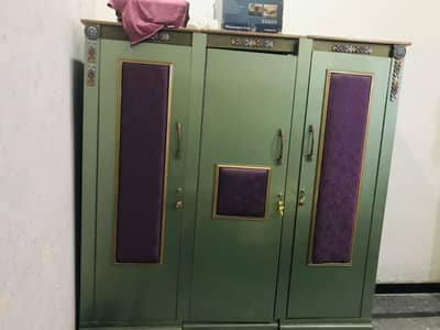 Luxury Wooden Bedroom Set | Bed + Wardrobe + Dressing Table | 3 Lac