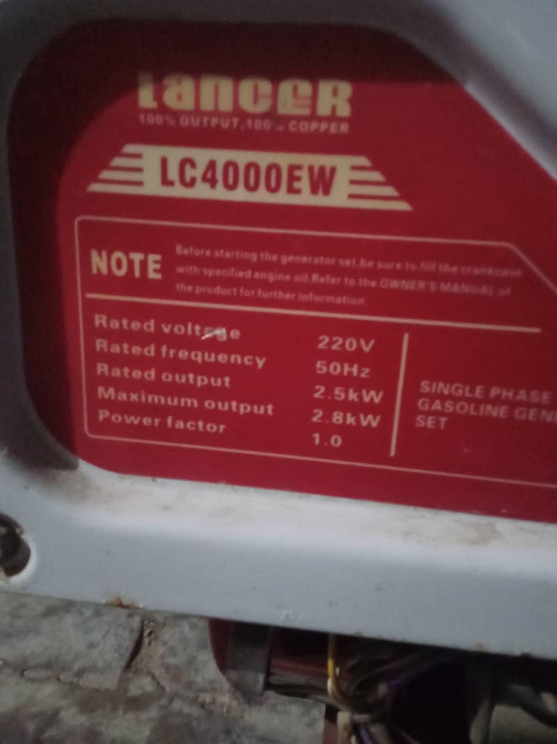 Generator 2.8Kw 4