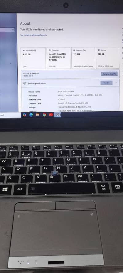 Toshiba Tecra Z40-A | Core i5 4th Gen | 4GB RAM | 128GB SSD