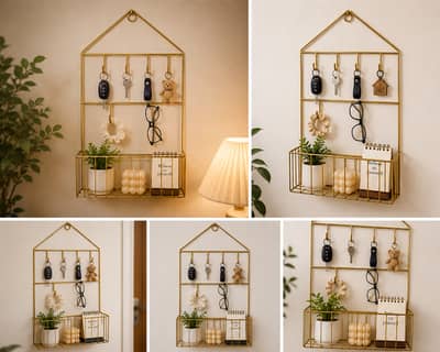 Wall Mounted House Shape Organizer
