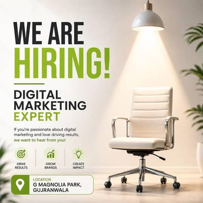  We’re Hiring – Digital Marketing Expert