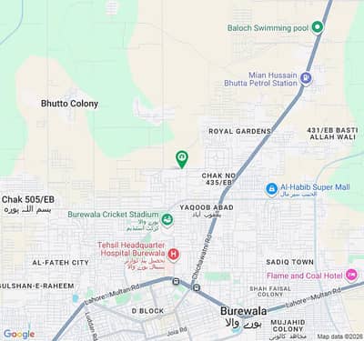90 Marla Residential and Commercial For Sale Chak No 435/EB Burewala