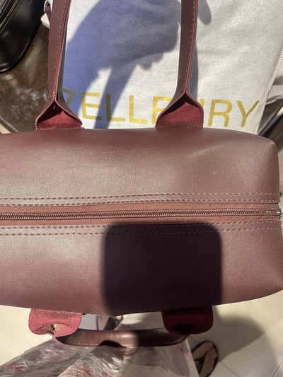 Purple handbag