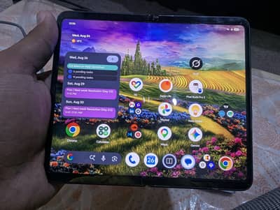 Google Pixel Fold - Obsidian Black (Inner Screen 100% OK)