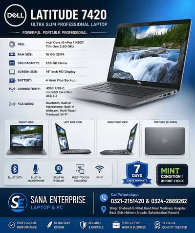 Dell Core i5 VPro-11th Gen 10/10 Condition Laptop ! Import Stock