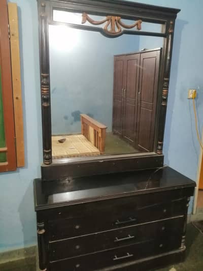 wooden dressing table