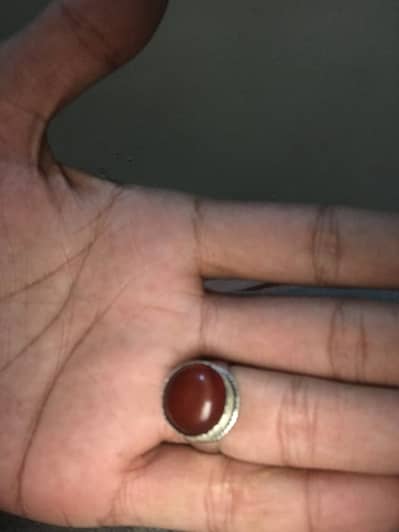 Size 20 Ring Original Haqiq Chandi