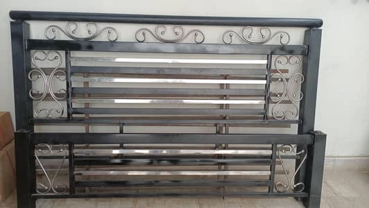 “King Size Iron Bed – Neat & Clean Condition – Urgent Sale”
