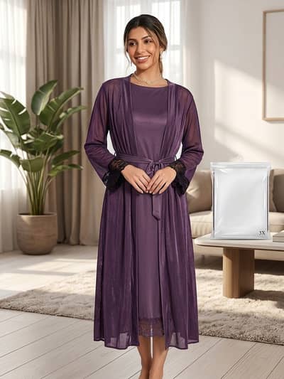Ladies Night Suit / Women Pajama Set / 2 Piece Night Dress / Suit