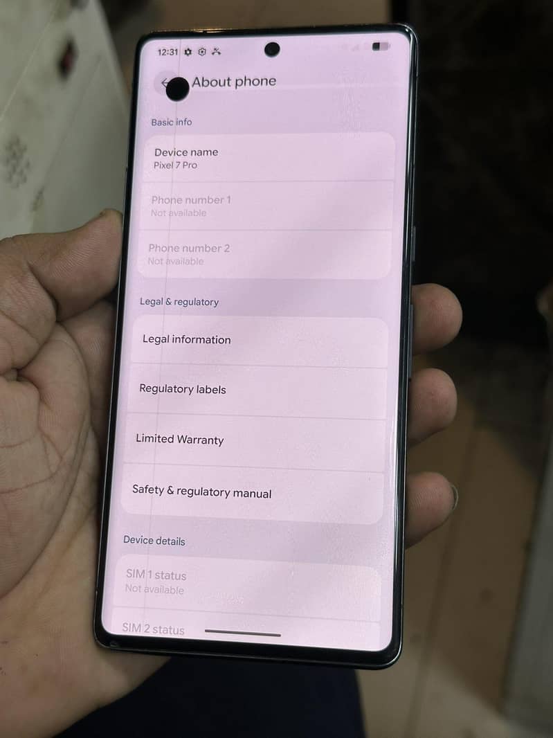 Google Pixel 7 Pro 4