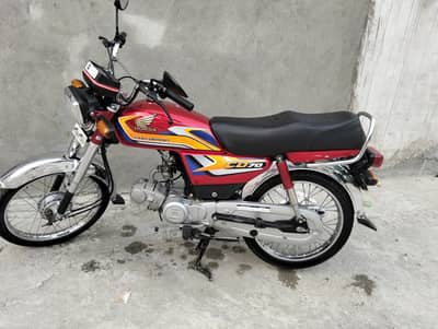Honda CD 70 2024 last 25 shape neat bike just buy ND drive 1st owner