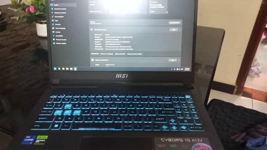 MSI cybog 15 a13v 13th gen processor core i7 with rtx 4050