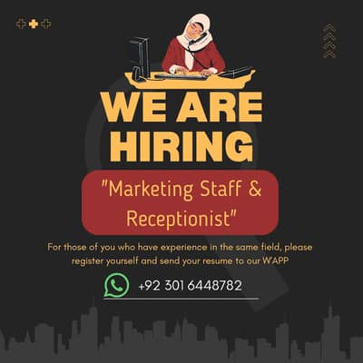 We're Hiring For our New Office