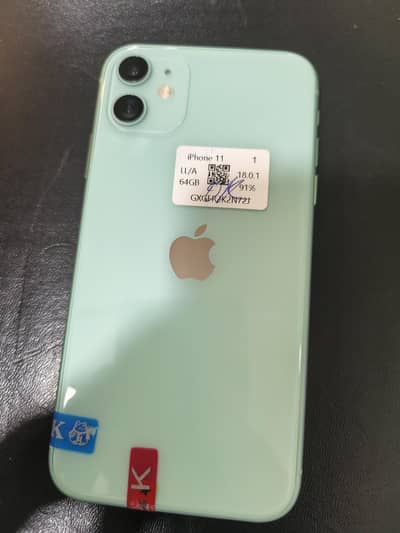 Apple iPhone 11 non pta battery health 91%