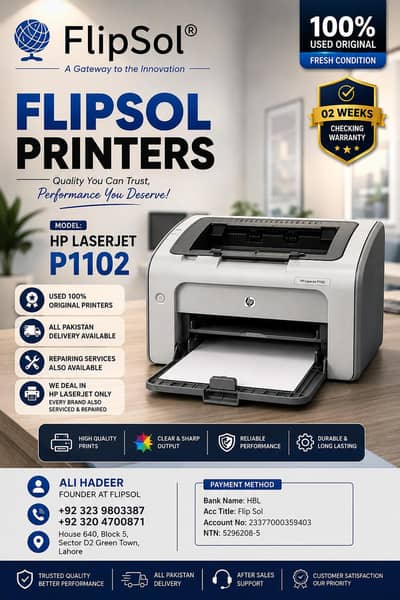 HP laserjet printer services