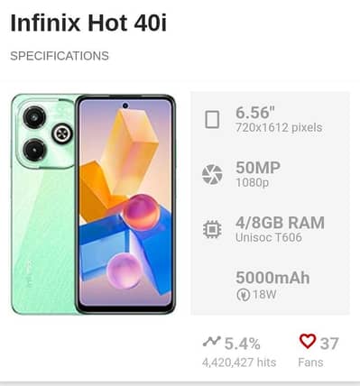 Infinix Hot 40i